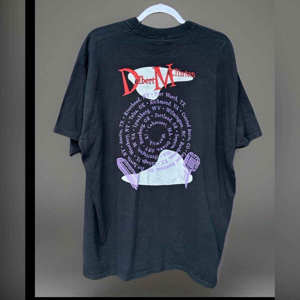 Vtg Delbert McClinton concert tour t shirt XL